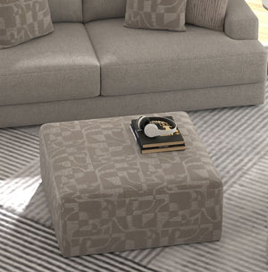 Zeke - Cocktail Ottoman - Cloud