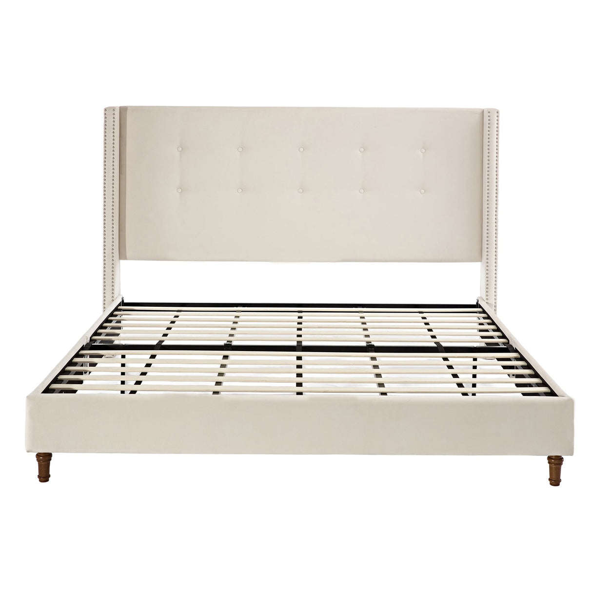 Peyton Upholstered King Bed with 54" High Headboard