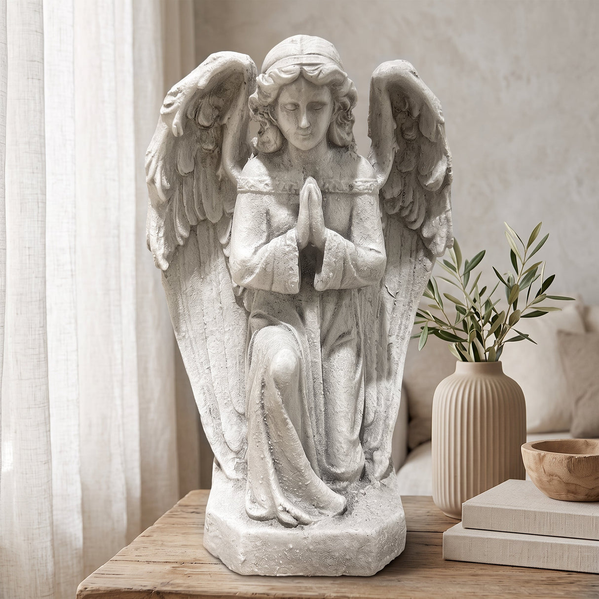 Magnesium Oxide Praying Angel Statue