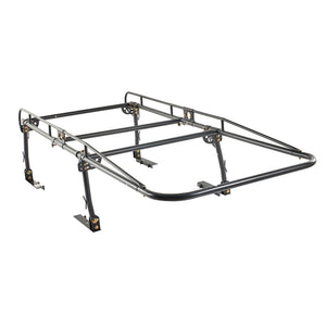 Universal Over Cab Truck Bed Rack For Kayak, Ladder, Surfboard, Lumber - Black