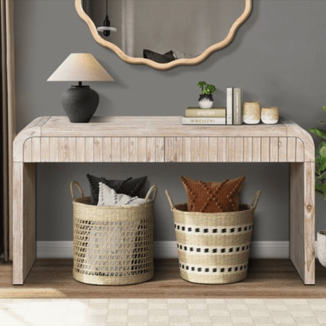 59''-vintage-crafted-entryway-table,two-hidden-handle-drawers-(natural-wood-washed)-Entryway-Tables