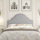 Catherine-Upholstered-Queen-Headboard,-Light-Grey-Polyester-Beds-&-Bed-Frames