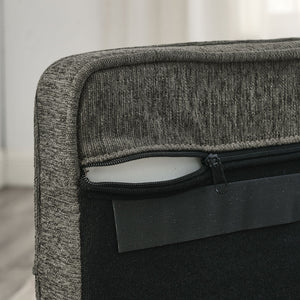 Modern Elegant Rectangle Pet Bed, Durable Elevated Dog Sofa