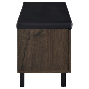 Clackamas - 2 Door Storage Bench With Padded Seat