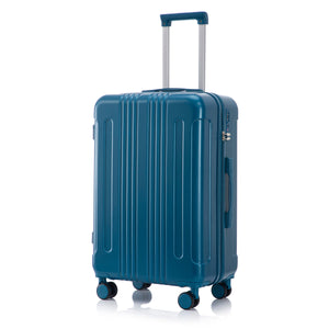 3-Piece ABS Spinner Wheel Luggage Set 20"/24"/28" Dark Blue