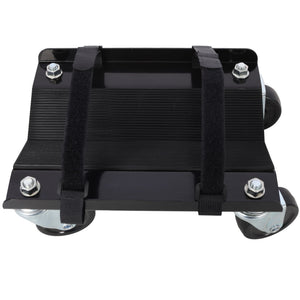 Heavy Duty Snowmobile Dolly With V Slide And Swivel Casters Steel, 1500Lbs Capacity