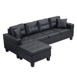 Modern Sectional Sofa Set with L Shape Chaise Lounge