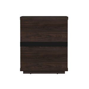 Evelyn - Nightstand With 3 Drawers, Smooth Rounded Edges
