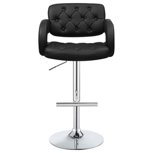 Adjustable Bar Stool With Upholstery