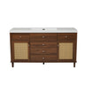 Bathroom Vanity With Sink, 5 Legs, Soft Close Drawers