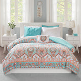 Twin XL Boho Comforter Set with Bed Sheets
