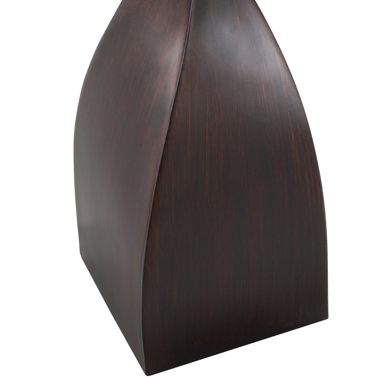 Curvo 2-Piece Copper Bronze Polyresin Table Lamps with Linen Shade