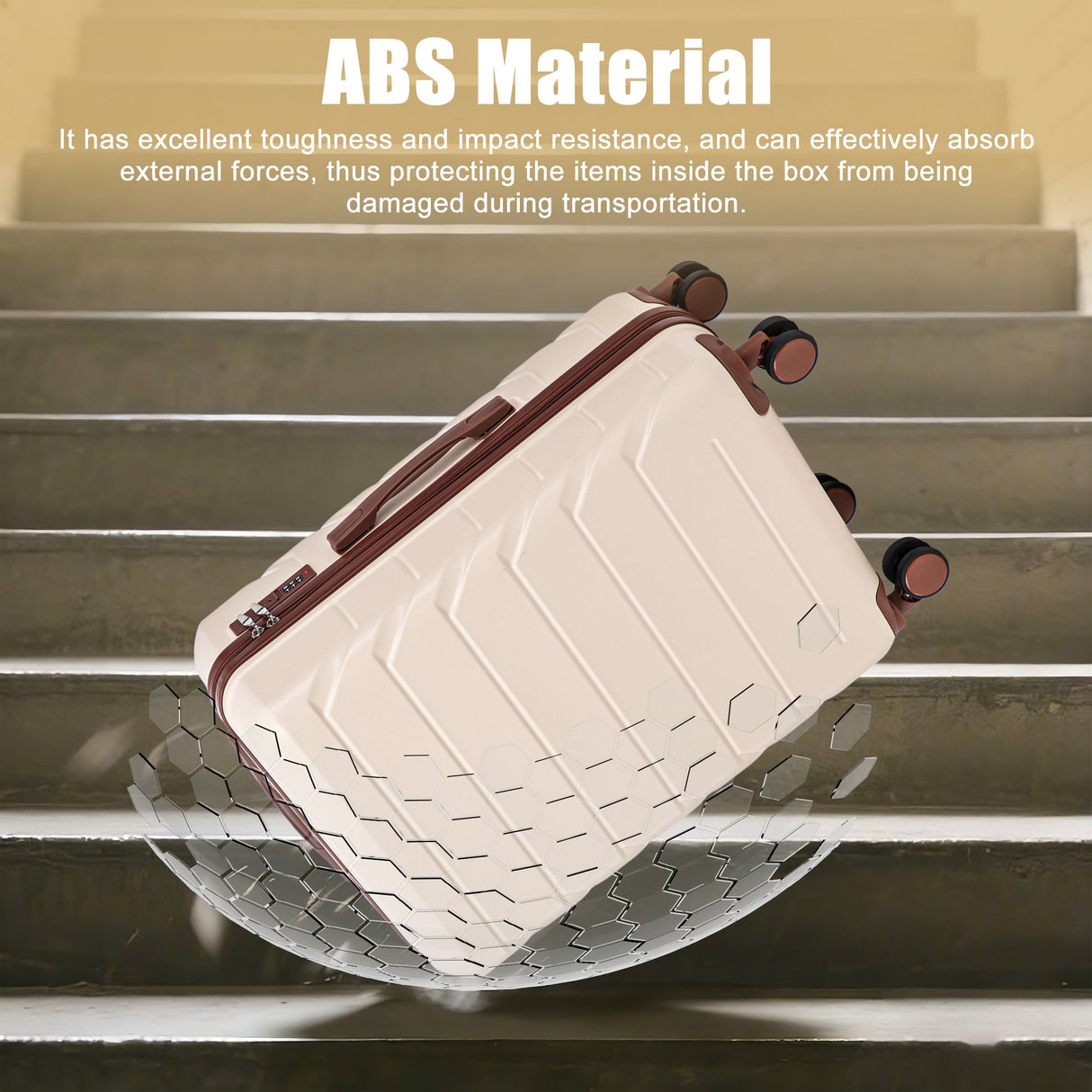 28 Inch ABS Hard Shell Large Travel Checked Luggage