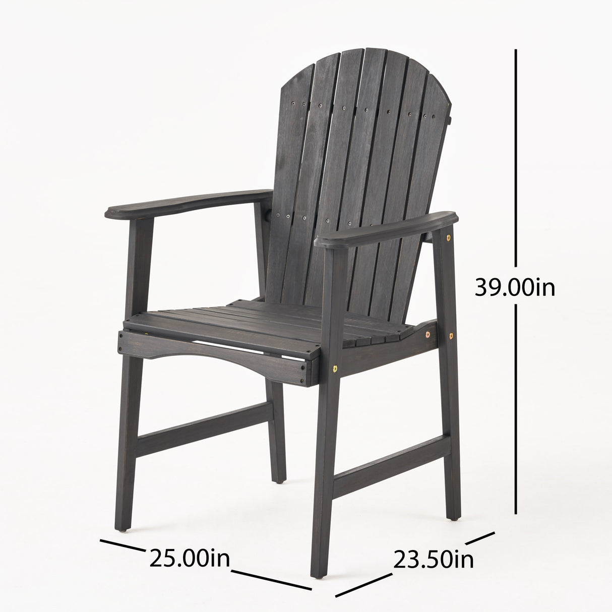 Acacia Adirondack Dining Chairs- Set of 2
