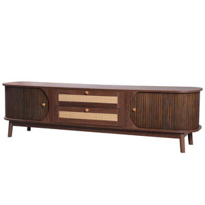 TV Stand for TVs Up to 75'' with Drawers and Sliding Doors