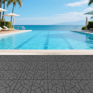 Stone Style 12" Patio Deck Tiles