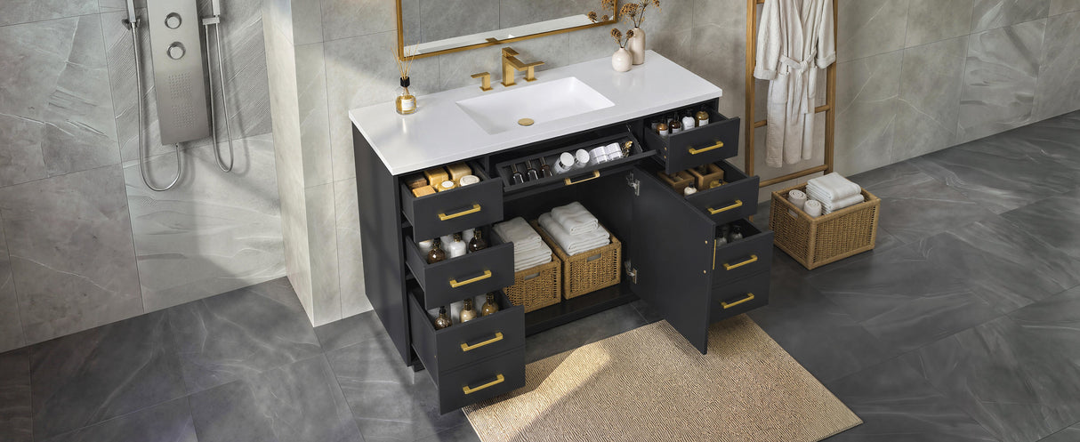 48" Bathroom Vanity with Sink Top