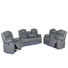 Raize - Power Living Room Set With Storage Console And Cup Holders