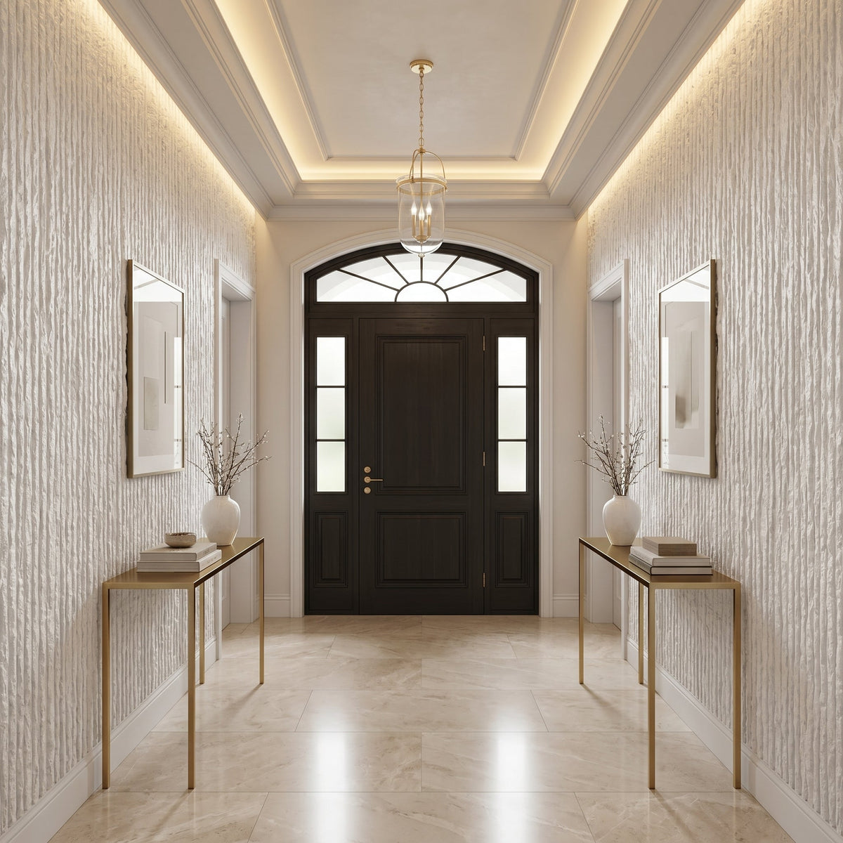 3D Faux Stone Wall Panels - 12 PCS PU Wainscoting Panel