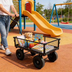 Solid Wheels Garden Cart Wagon