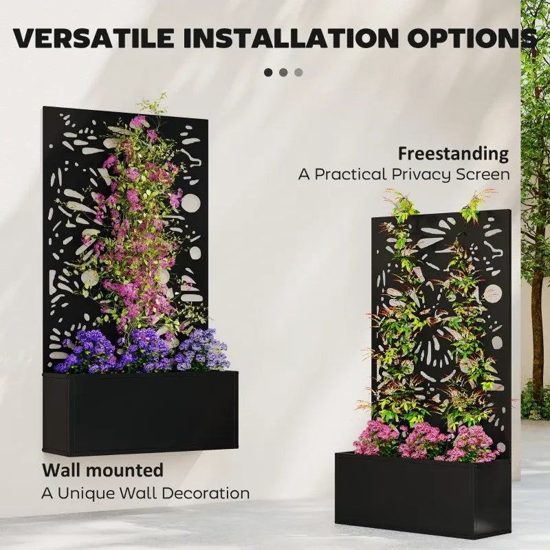 Stylish Plant Bed - Freestanding or Wall Mounted