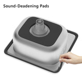 K&K 55.5' Outdoor Kitchen Island with 304 Stainless Steel Sink