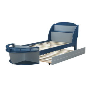 Neptune II - Twin Trundle - Gray