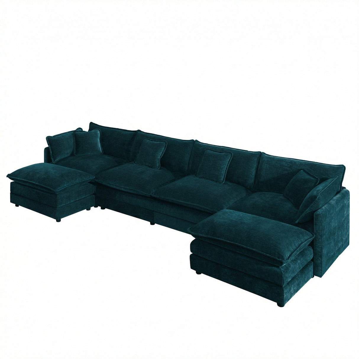 Comfort U Shaped Couch with Reversible Chaise