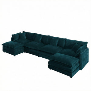 Comfort U Shaped Couch with Reversible Chaise
