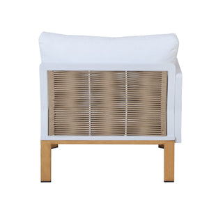 Vine - 4 Piece Outdoor Conversation Set - White