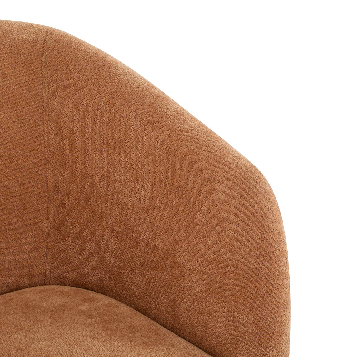 Windsor Mid-Century Accent Chair - Soft Fabric Upholstery