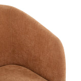 Windsor Mid-Century Accent Chair - Soft Fabric Upholstery