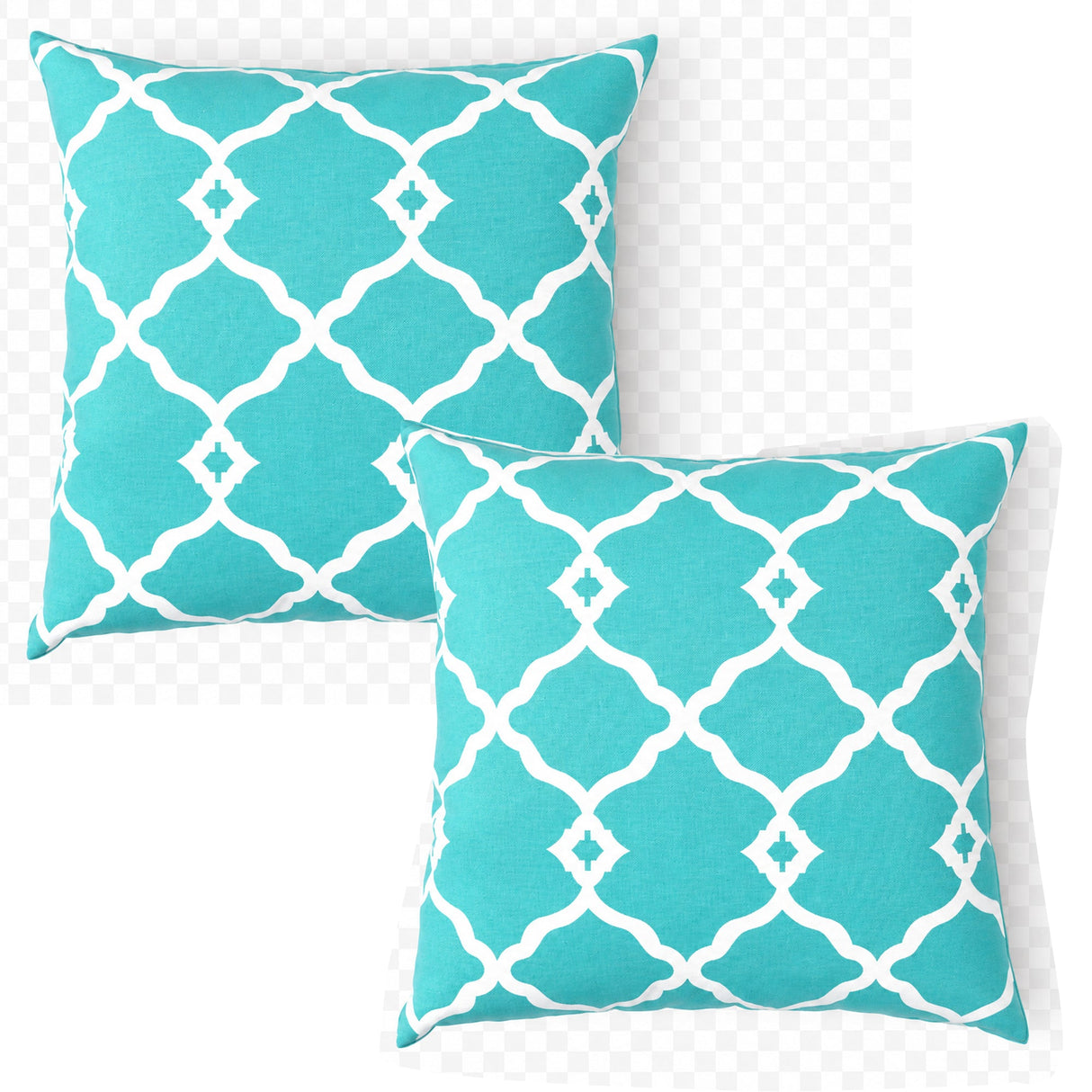 6 Pack Outdoor Pillow Covers - 18x18 Inch