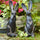 Brown-Long-Ear-Rabbit-Statue-(Set-of-2)-Sculptures-&-Statues