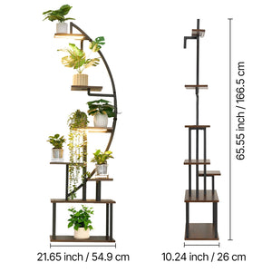 Indoor Plant Stand with Grow Lights