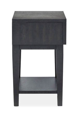 Lindon - Dark Open Nightstand - Coffee Bean