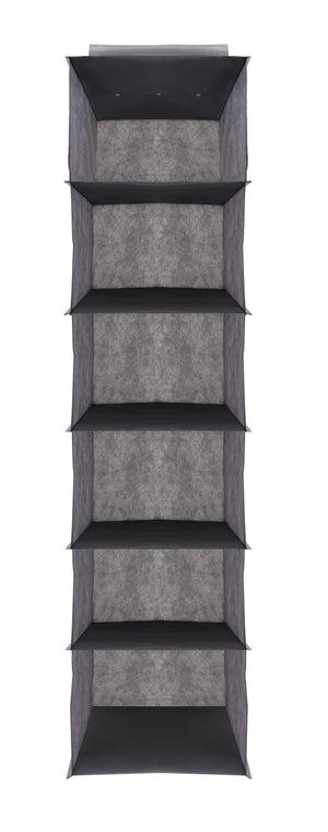 J&V Textiles Hanging Closet Organizer, 6-Shelf & 10-Shelf Options