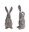 Long-ear-stone-rabbit-garden-statue-(set-of-2)-Sculptures-&-Statues