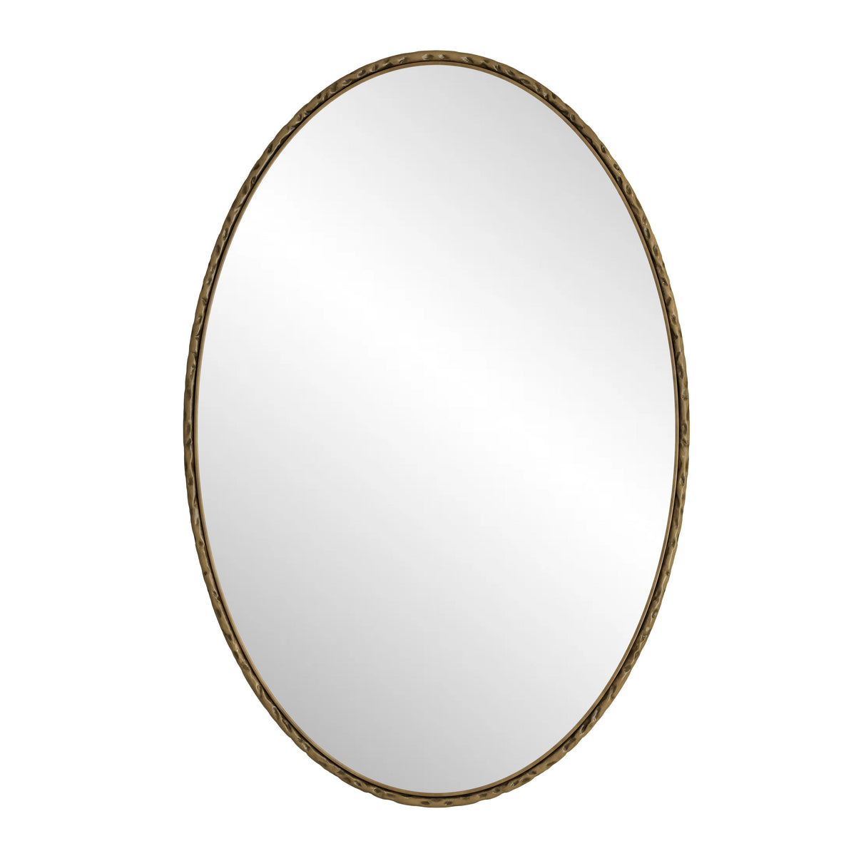 Iron Art Oval Retro Mirror