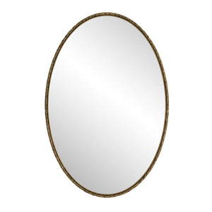 Iron Art Oval Retro Mirror