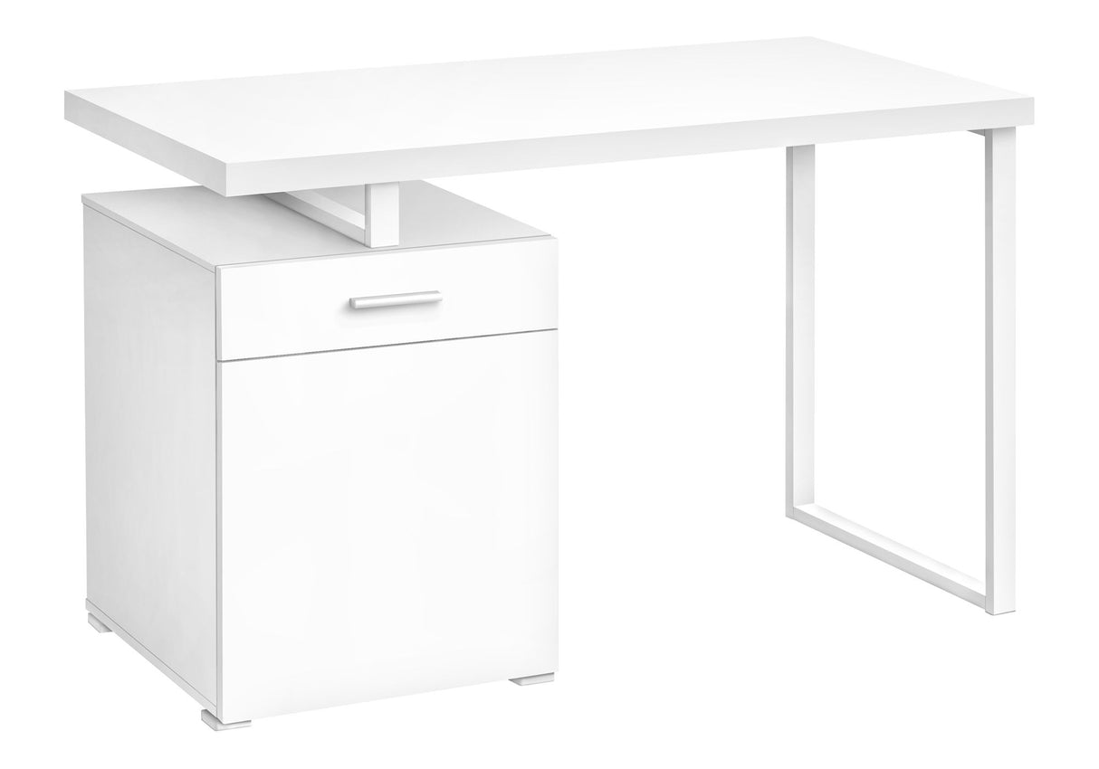 Contemporary Computer Desk with Storage Drawers