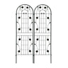 Metal Garden Trellis Rustproof Trellis For Climbing Plant Outdoor Flower Support