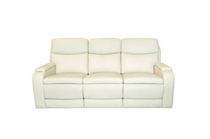 Gunner - Sofa Recliner With Power And Power Headrest - Almond