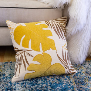 Autumn Vibes Leaf Accent Pillow - 2 Pack