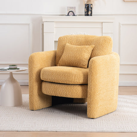 Rosewick Rounded Corner Cozy Modern Accent Chair