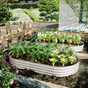 Heavy Duty Galvanized Raised Garden Bed Kit 8x4x1ft