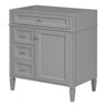 Bathroom Vanity With 2 Drawers and Tip-Out Drawer Storage Cabinet