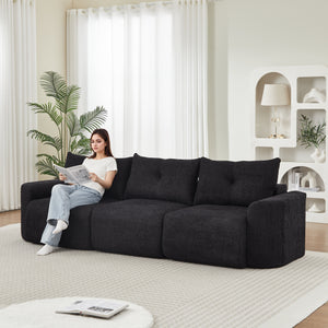 Chenille Sofa for Living Room - 109" Large Modern 3-Seater
