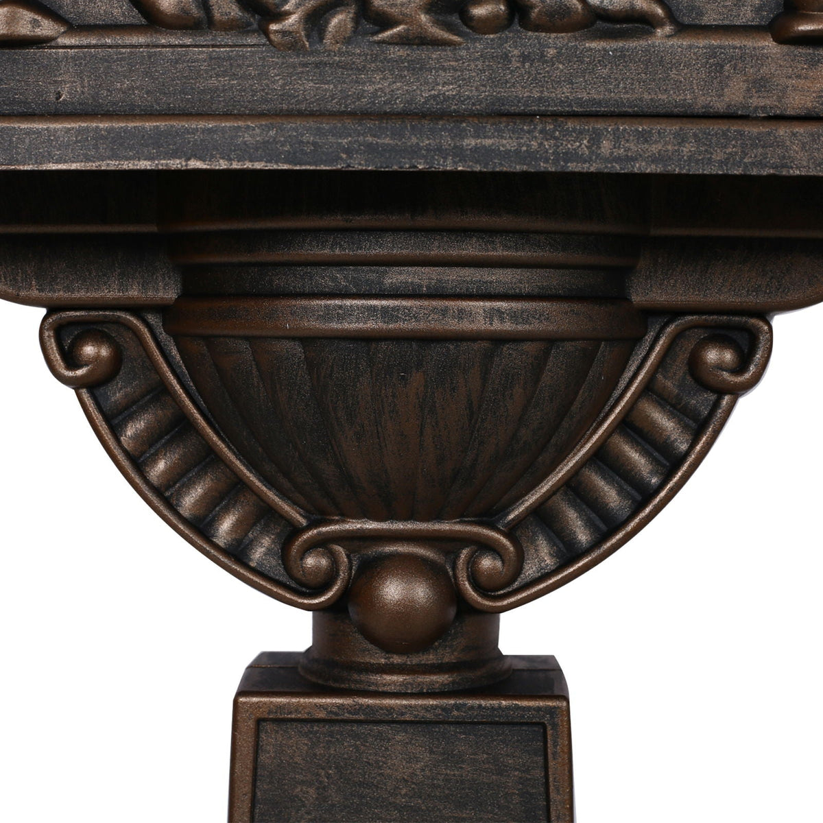 Cast Aluminum Mailbox with Durable Construction – Dark Brown, Black, or White