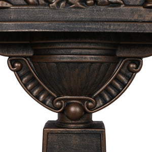 Cast Aluminum Mailbox with Durable Construction – Dark Brown, Black, or White